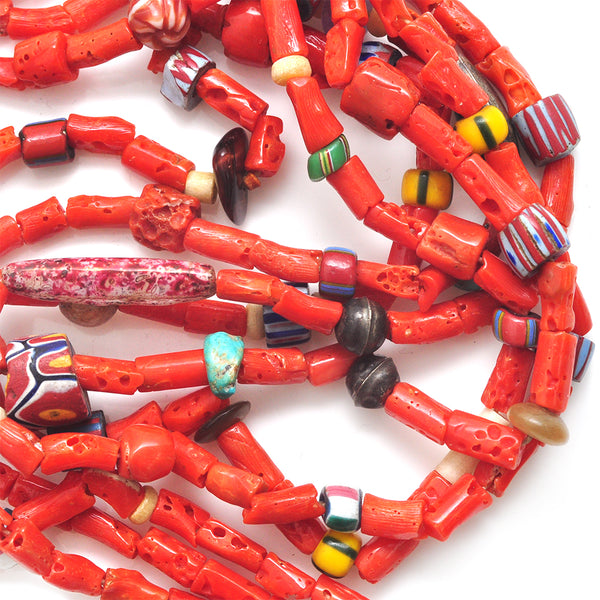 Native American Coral Necklace