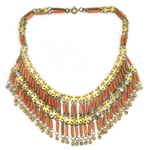 Egyptian Coral Necklace