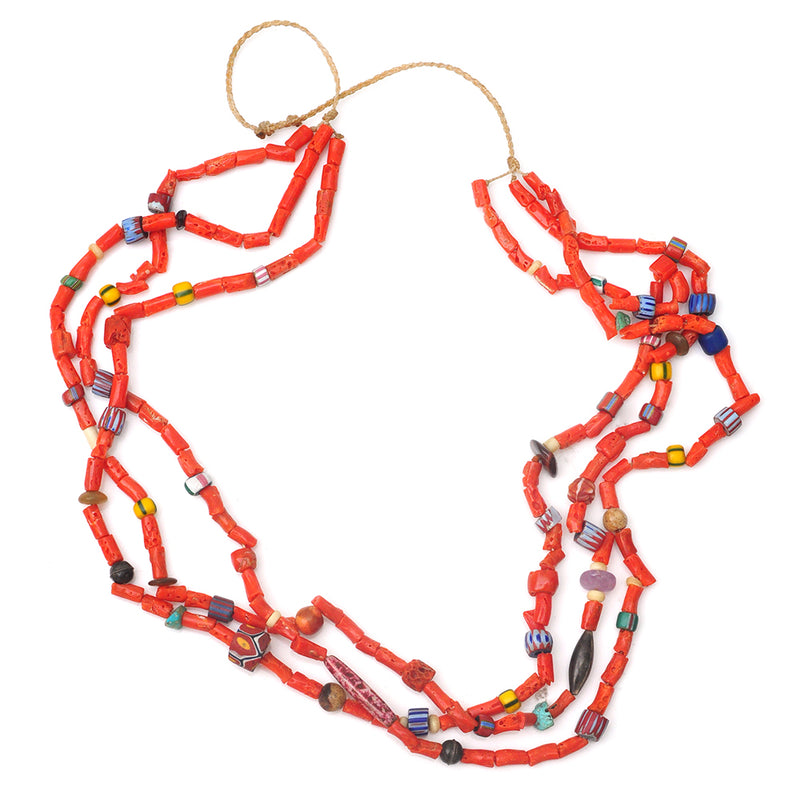 Native American Coral Necklace