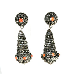 Coral Drop Earrings