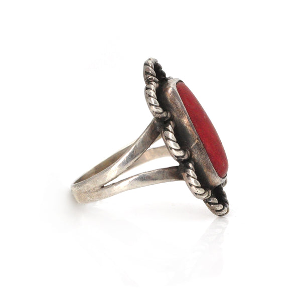 Petal Coral Ring - 6