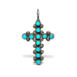 Zuni 2-stone Cross