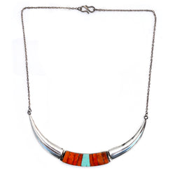 Longhorn Inlay Necklace