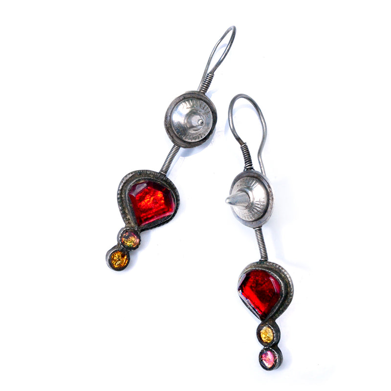 Glass Drop Earrings