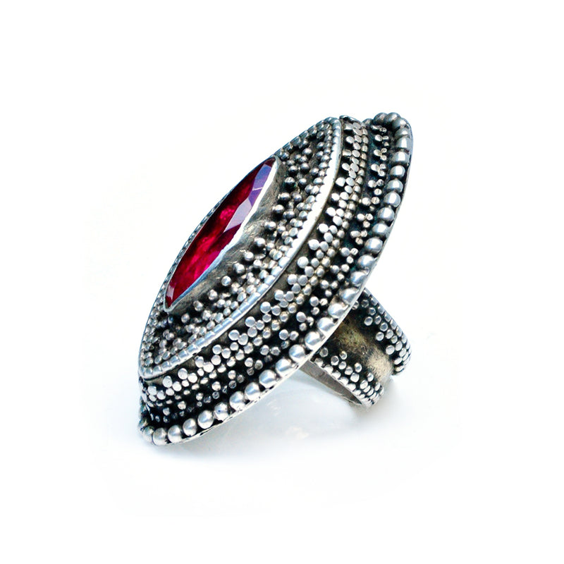 Opulent Navette Ring- Sz 10