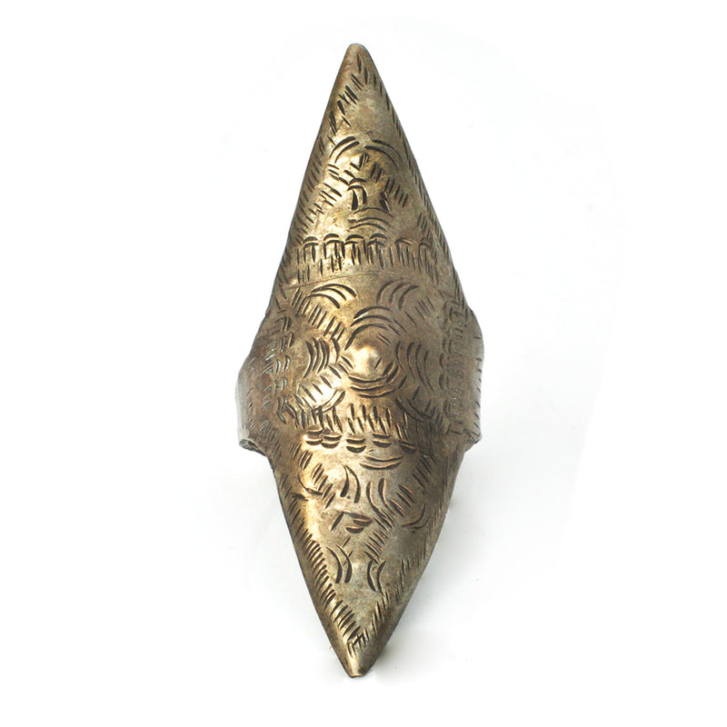 Hand Hatched Ring - 6