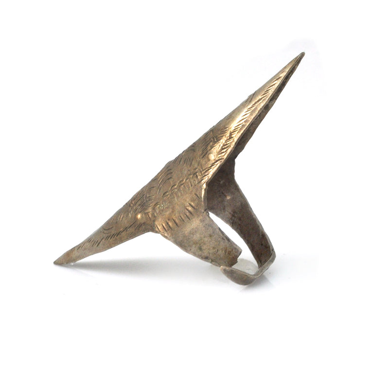 Hand Hatched Ring - 6