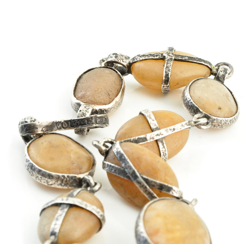 Lou Zeldis Agate Stone Bracelet