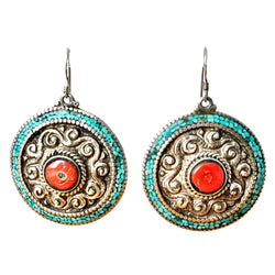 Himalayan Mosaic Earrings