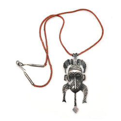African Mask Necklace
