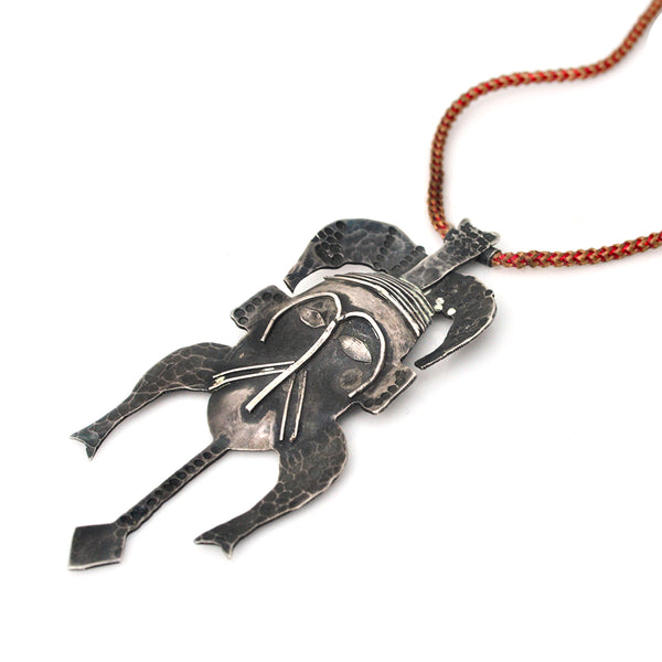 African Mask Necklace