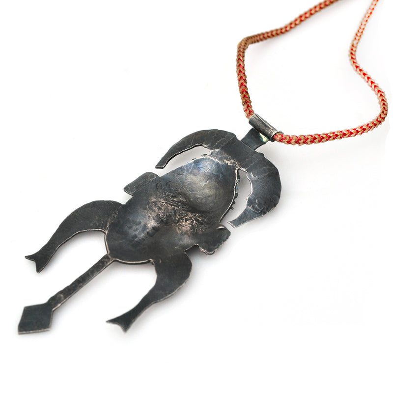 African Mask Necklace