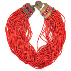 Necklaces - Red Naga Necklace
