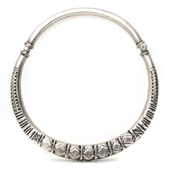 Necklaces - Silver Tribal Collar