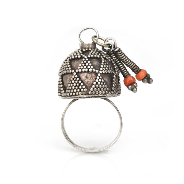 Rings - Coral Tassel Ring