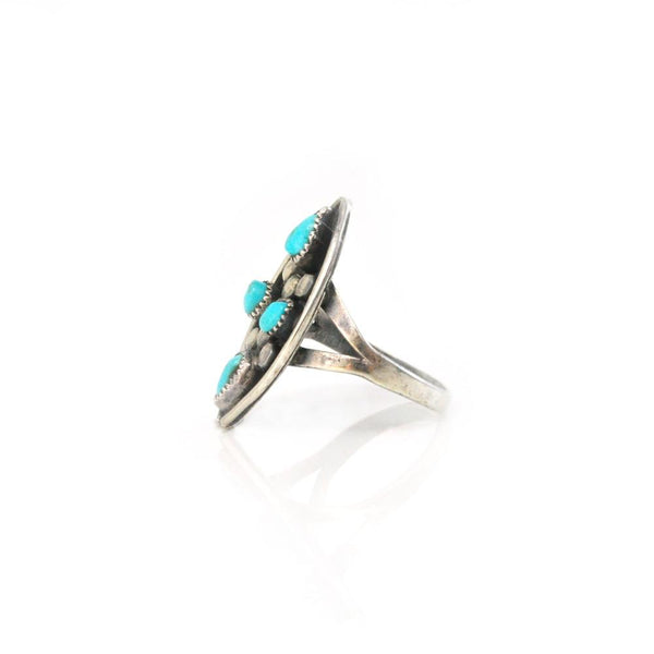 Rings - Four Corners Turquoise Ring