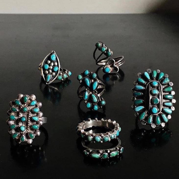 Rings - Four Corners Turquoise Ring