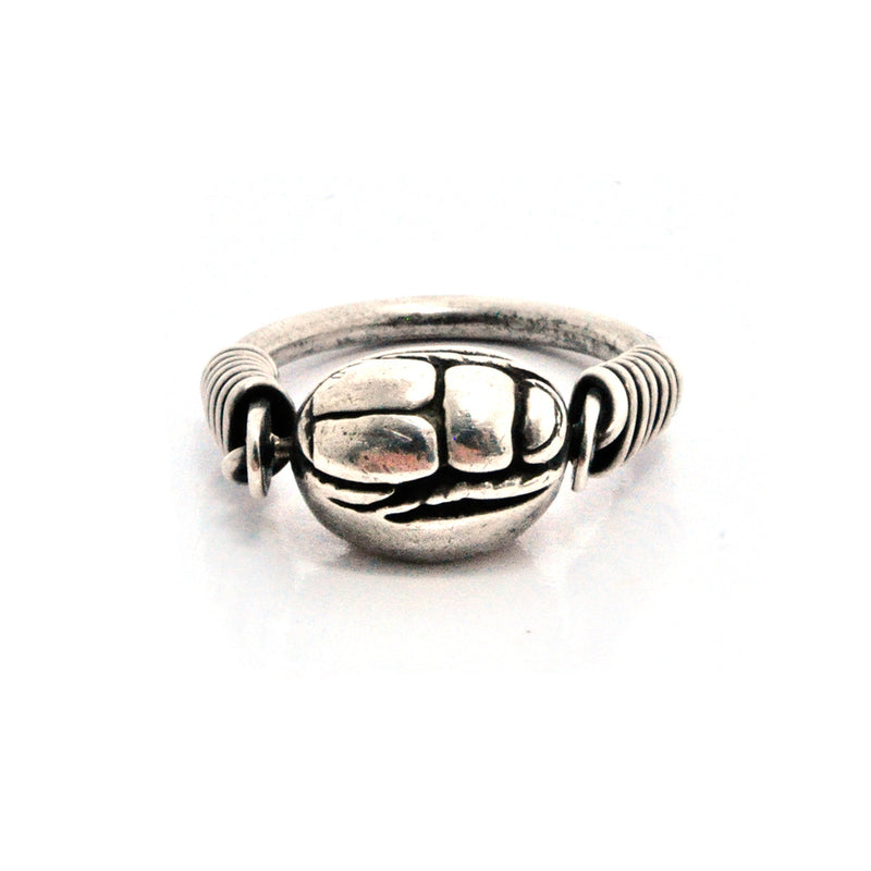 Carnelian Swivel Scarab Ring - 4