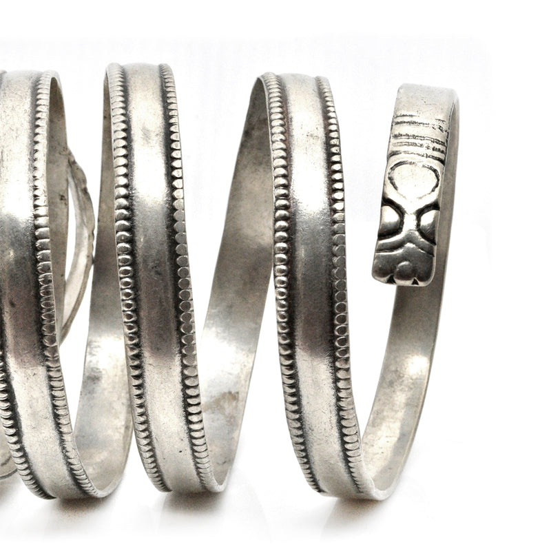 Serpent Coil Bracelets
