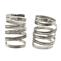 Serpent Coil Bracelets