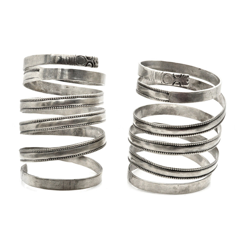 Serpent Coil Bracelets
