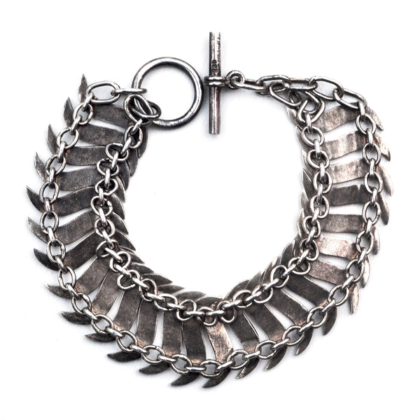 Slithering Silver Bracelet