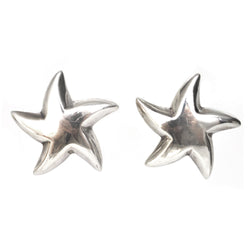 Silver Star Earrings