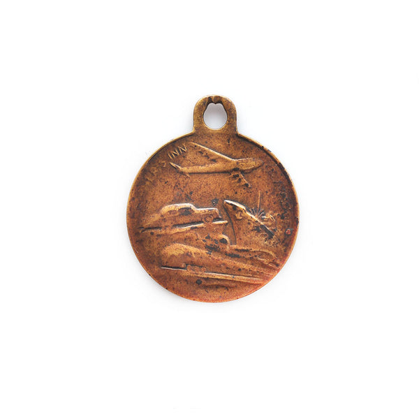 Bronze St. Christopher Charm