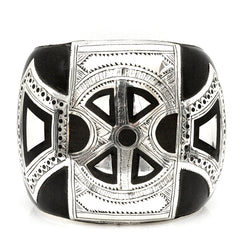 Four Corners Ebony Cuff - Large