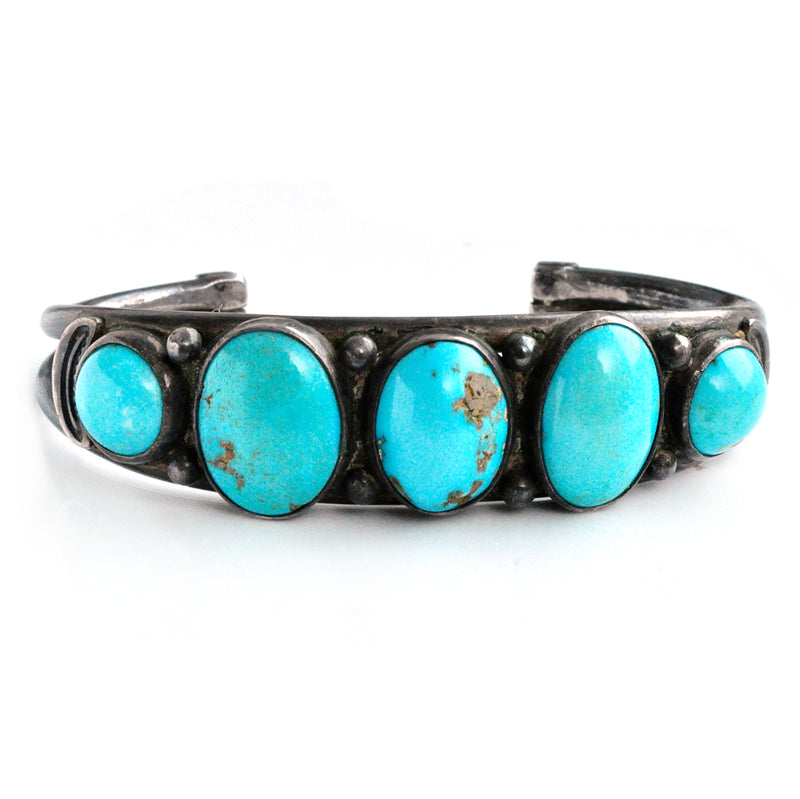 Five-Stone Turquoise Cuff