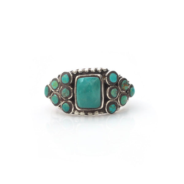 Tibetan Turquoise Ring -10