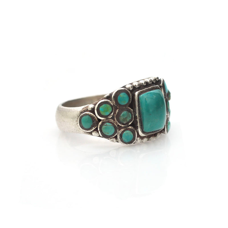 Tibetan Turquoise Ring -10