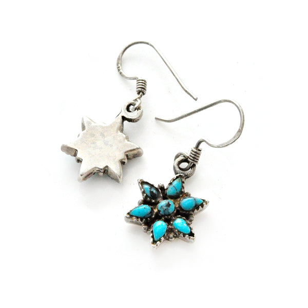 Turquoise Star Earrings
