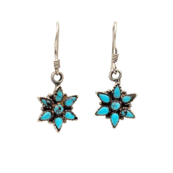 Turquoise Star Earrings