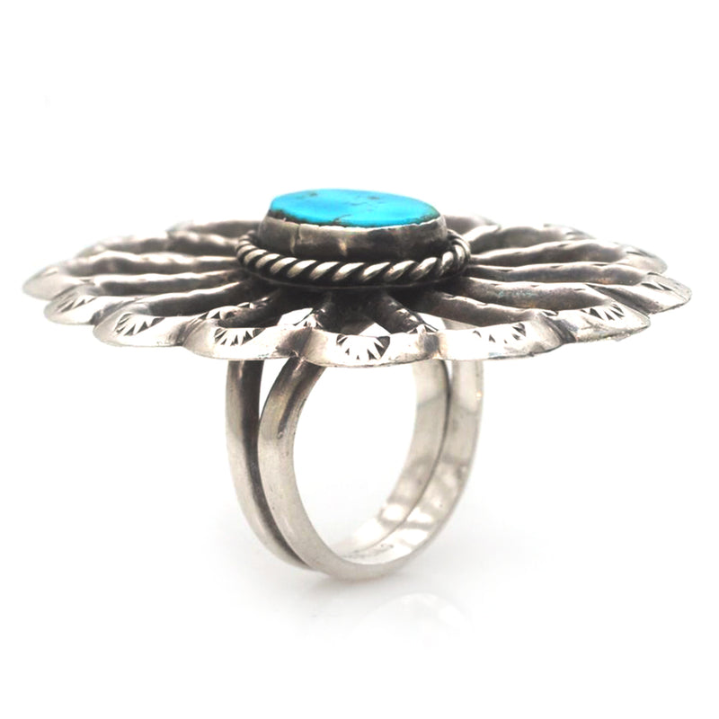 Sandcast Concho Ring - 7.75