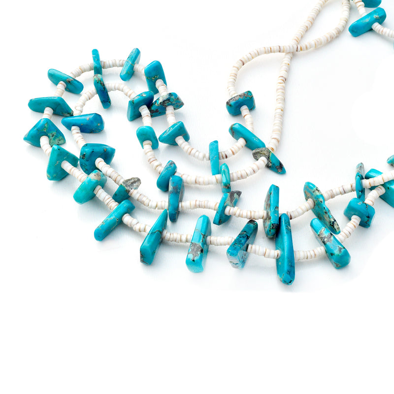 Double Strand Turquoise Heshi